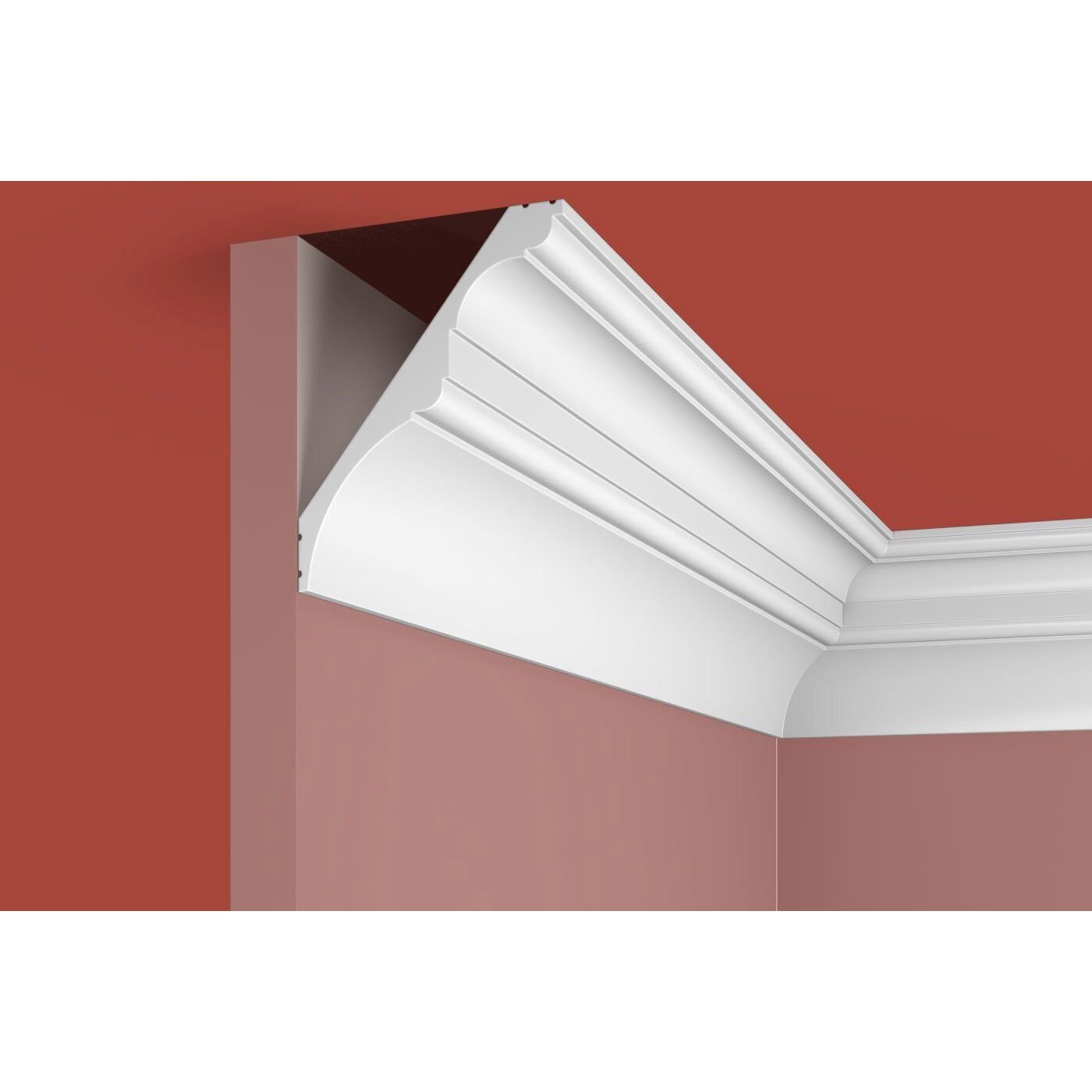 Карниз Cosca Decor (Коска) KX013, 95х75, 2000 мм, Экополимер