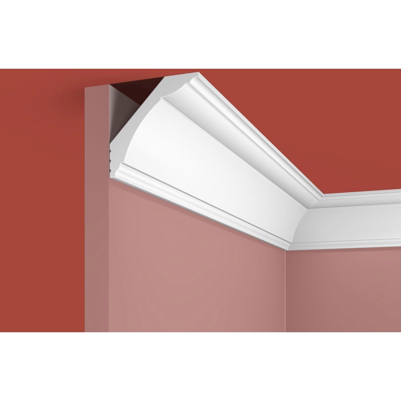 Карниз Cosca Decor (Коска) KX014, 69х69, 2000 мм, Экополимер