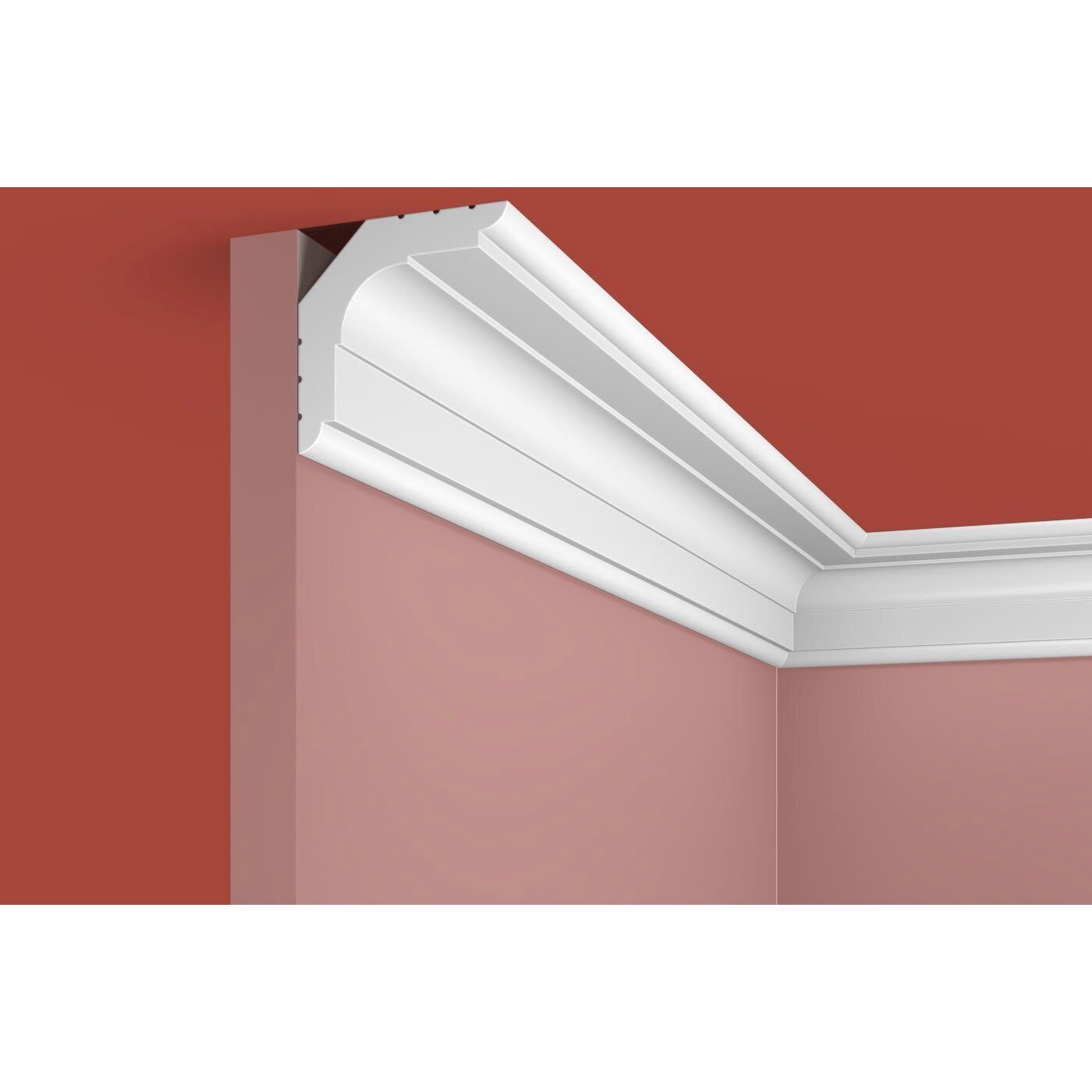 Карниз Cosca Decor (Коска) KX006, 60х60, 2000 мм, Экополимер