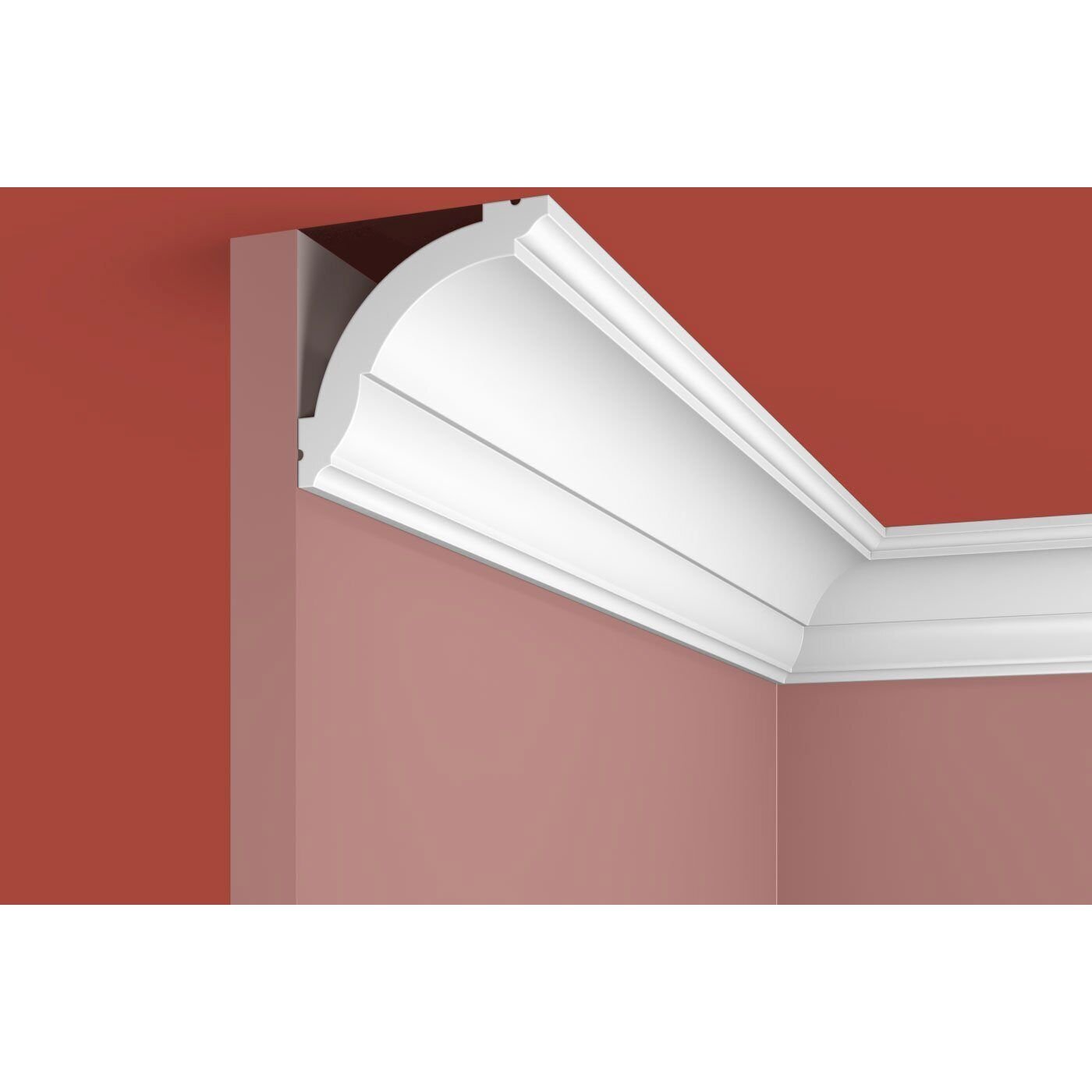 Карниз Cosca Decor (Коска) KX005, 69х71, 2000 мм, Экополимер