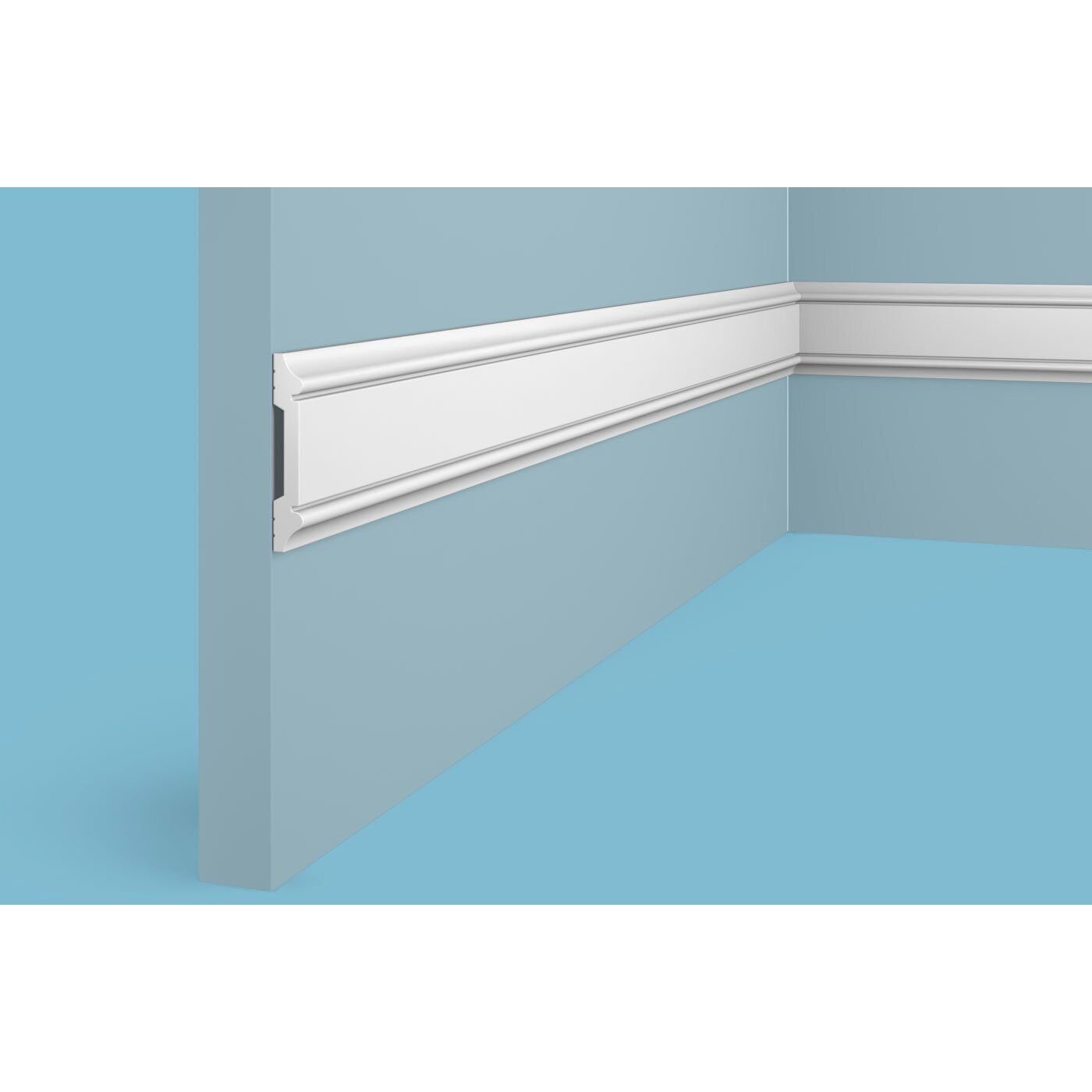 Молдинг Cosca Decor (Коска) MX006, 48х8, 2000 мм, Экополимер