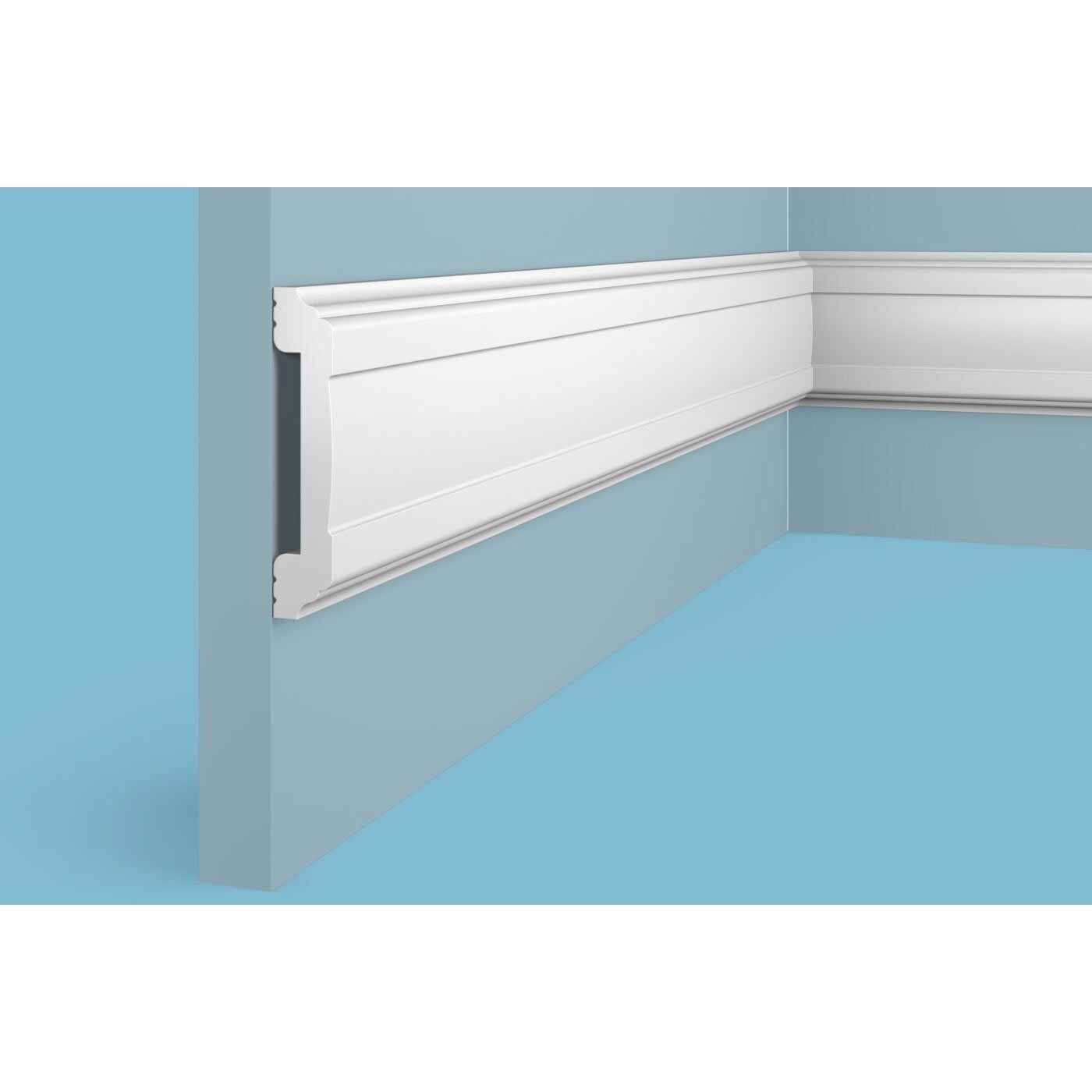 Молдинг Cosca Decor (Коска) MX007, 80х16, 2000 мм, Экополимер