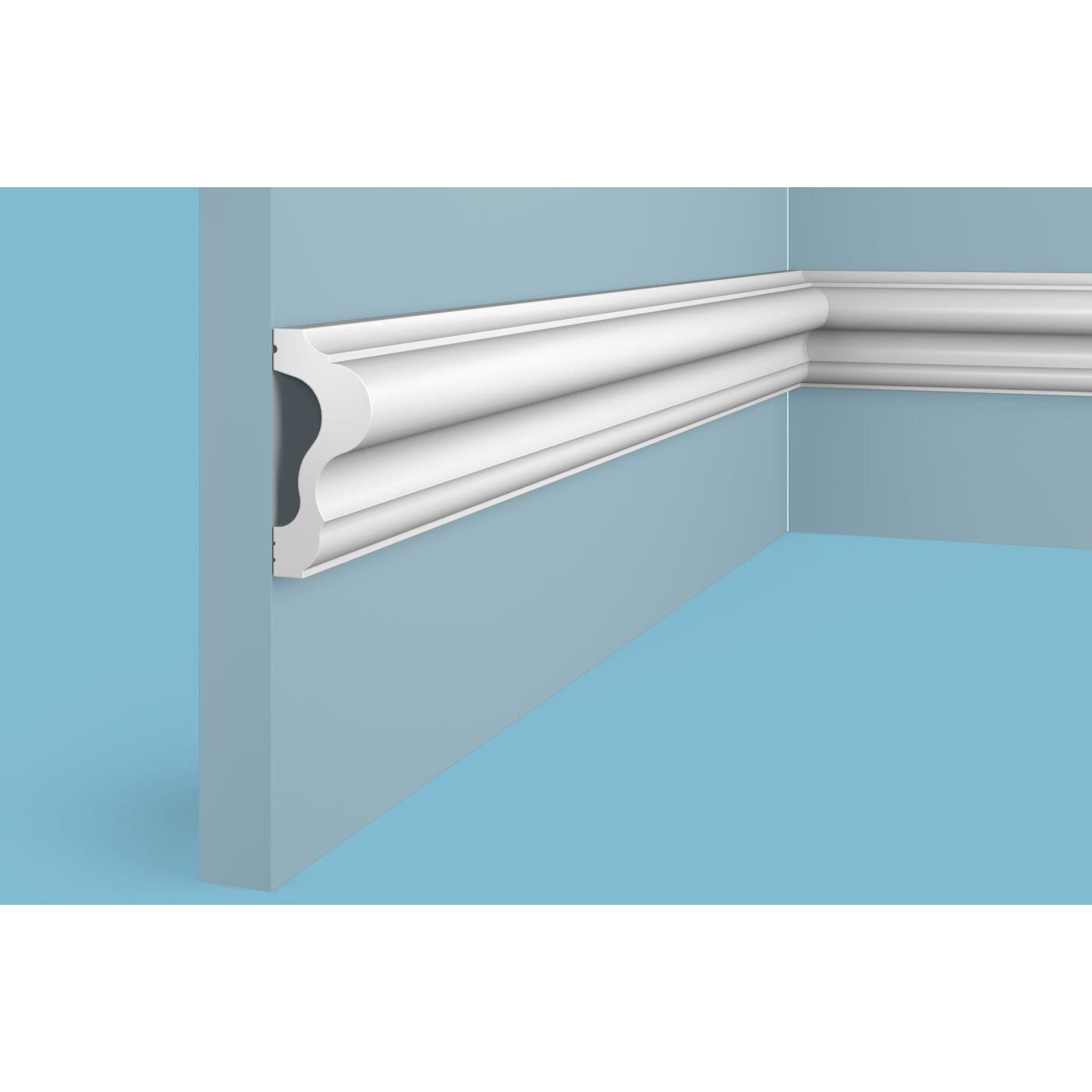 Молдинг Cosca Decor (Коска) MX044, 60х26, 2000 мм, Экополимер