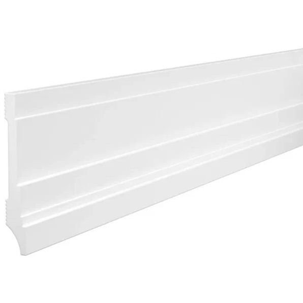 Плинтус потолочный Cosca Decor (Коска) PX042, 83х12, 2000 мм, Белый Экополимер