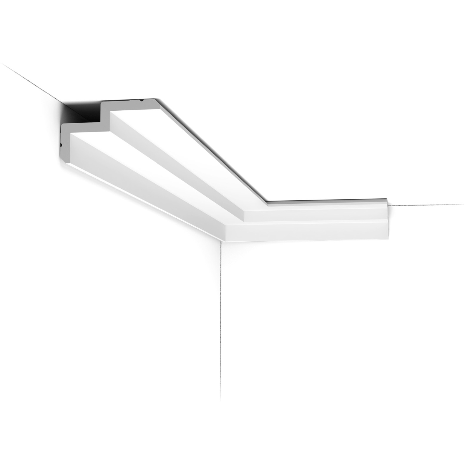 Потолочный карниз Orac Decor C390 Steps, 100х60, 2000 мм, Полиуретан, шт.
