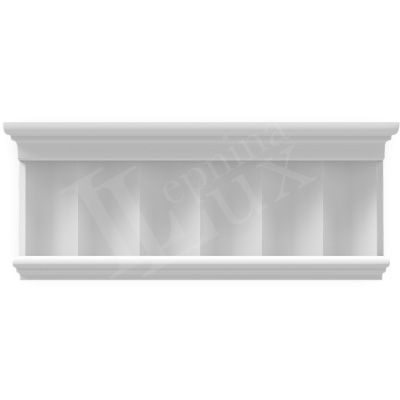 Капитель Прима Лепнина (Prima Lepnina) Ш6, 476х53х191 мм