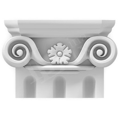 Капитель Прима Лепнина (Prima Lepnina) Ш17, 140х34х98 мм