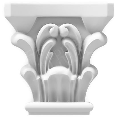 Капитель Прима Лепнина (Prima Lepnina) Ш27, 145х37х150 мм