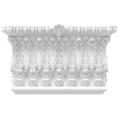 Капитель Прима Лепнина (Prima Lepnina) Ш40, 405х92х305 мм