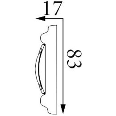 Молдинг Прима Лепнина (Prima Lepnina) МД5, 640х17х83 мм