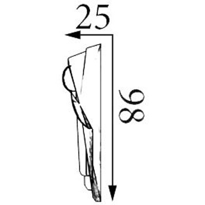 Молдинг Прима Лепнина (Prima Lepnina) МД26, 690х25х98 мм