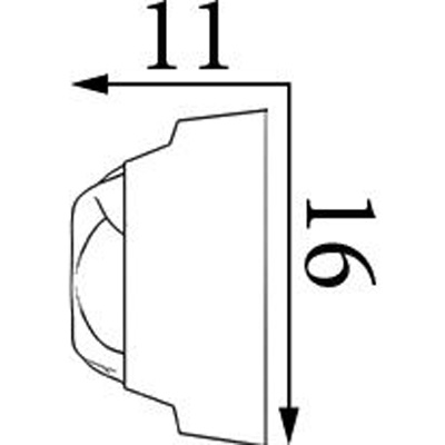 Молдинг Прима Лепнина (Prima Lepnina) МД31, 290х11х16 мм