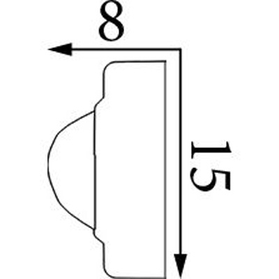 Молдинг Прима Лепнина (Prima Lepnina) МД34, 440х8х15 мм
