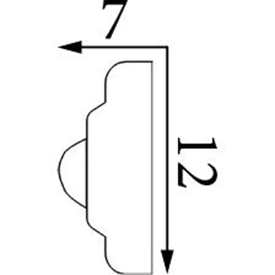 Молдинг Прима Лепнина (Prima Lepnina) МД35, 320х7х12 мм