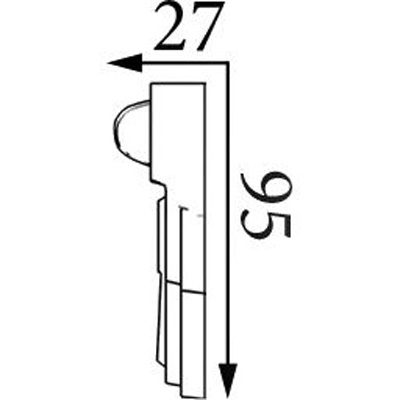 Молдинг Прима Лепнина (Prima Lepnina) МД41, 630х27х95 мм