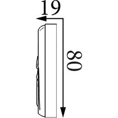 Молдинг Прима Лепнина (Prima Lepnina) МД42, 840х19х80 мм