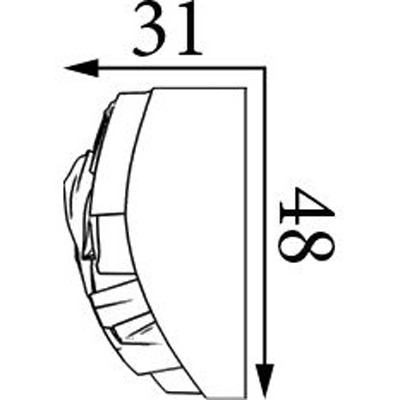 Молдинг Прима Лепнина (Prima Lepnina) МД46, 660х31х48 мм