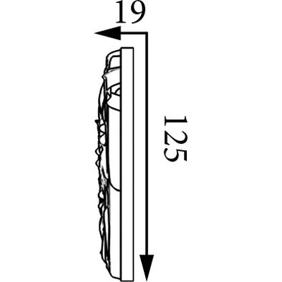 Молдинг Прима Лепнина (Prima Lepnina) МД48, 700х19х125 мм