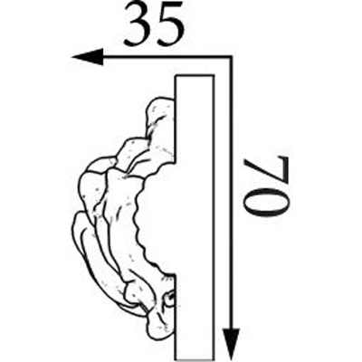 Молдинг Прима Лепнина (Prima Lepnina) МД54, 940х35х70 мм