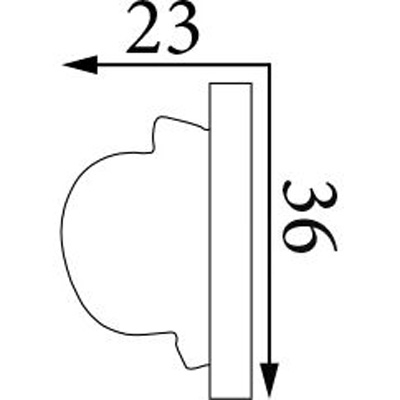 Молдинг Прима Лепнина (Prima Lepnina) МД70, 690х23х36 мм