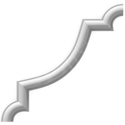 Угол Прима Лепнина (Prima Lepnina) ТУ12, 140х8х140 мм