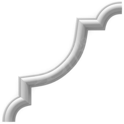 Угол Прима Лепнина (Prima Lepnina) ТУ14, 133х8х133 мм