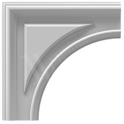 Угол Прима Лепнина (Prima Lepnina) ТГУ22, 302х26х302 мм