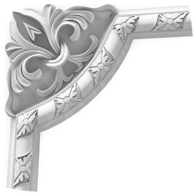 Угол Прима Лепнина (Prima Lepnina) МДУ45, 230х25х230 мм