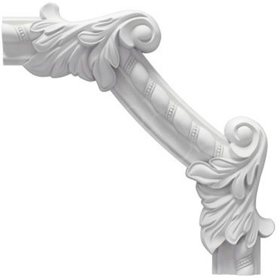 Угол Прима Лепнина (Prima Lepnina) МДУ85, 131х16х131 мм