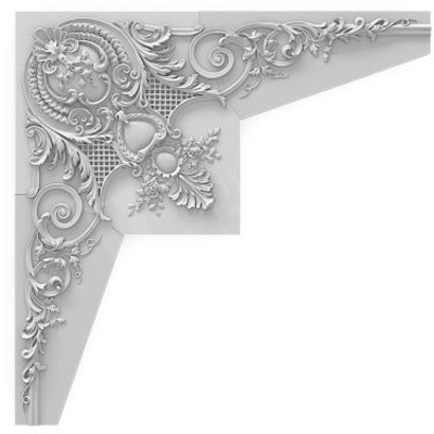 Угол Прима Лепнина (Prima Lepnina) ФУ4, 1250х40х1250 мм