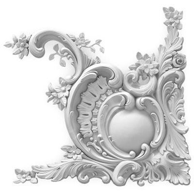 Угол Прима Лепнина (Prima Lepnina) ФУ5, 930х60х930 мм