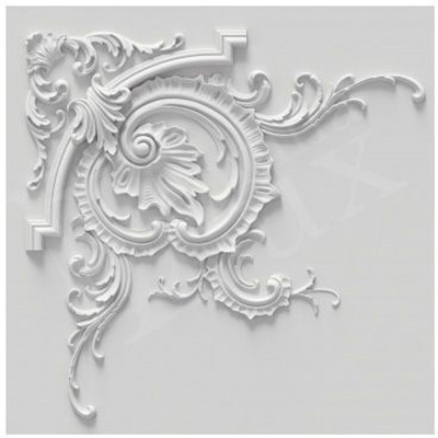 Угол Прима Лепнина (Prima Lepnina) ФУ6, 955х30х955 мм