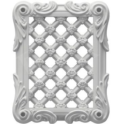 Решетка Прима Лепнина (Prima Lepnina) ВР2, 180х14х230 мм