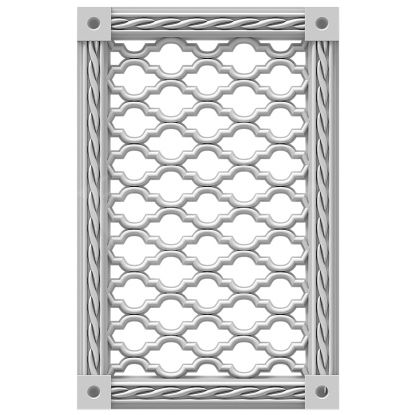 Решетка Прима Лепнина (Prima Lepnina) ВР6, 198х15х307 мм