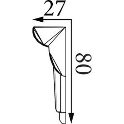 Фриз Прима Лепнина (Prima Lepnina) ФР1, 690х27х80 мм