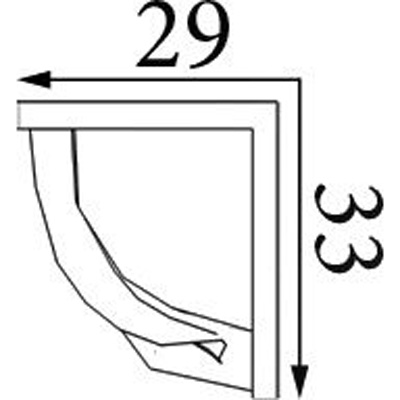 Фриз Прима Лепнина (Prima Lepnina) ФР3, 760х29х33 мм