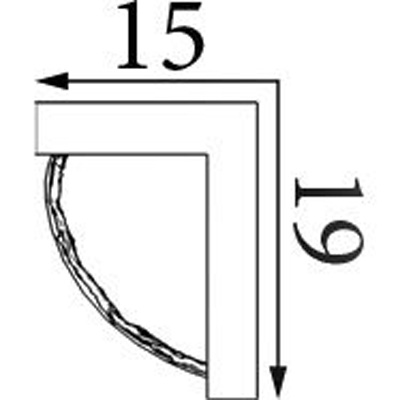Фриз Прима Лепнина (Prima Lepnina) ФР5, 550х15х19 мм