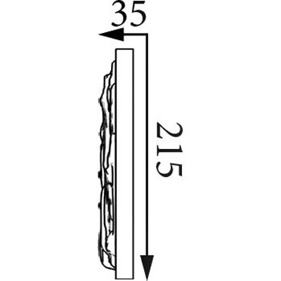Фриз Прима Лепнина (Prima Lepnina) ФР6, 600х35х215 мм