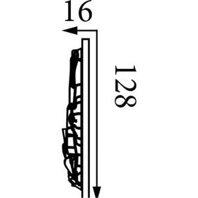 Фриз Прима Лепнина (Prima Lepnina) ФР12, 610х16х128 мм