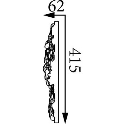 Фриз Прима Лепнина (Prima Lepnina) ФР14, 690х62х415 мм