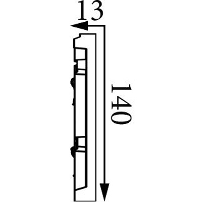 Фриз Прима Лепнина (Prima Lepnina) ФР17, 740х13х140 мм