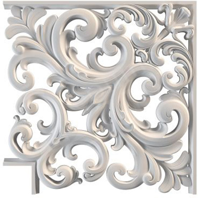 Фриз Прима Лепнина (Prima Lepnina) ФР18, 590х20х590 мм