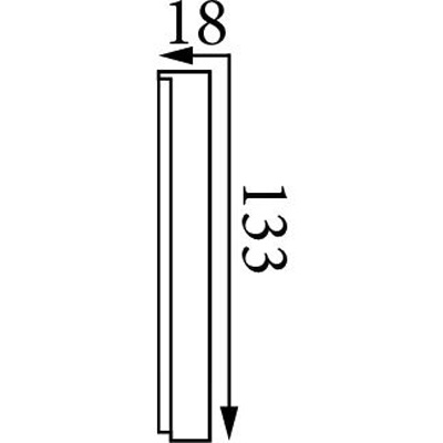 Фриз Прима Лепнина (Prima Lepnina) ФР27, 820х18х133 мм
