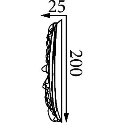 Фриз Прима Лепнина (Prima Lepnina) ФР37, 900х25х193 мм