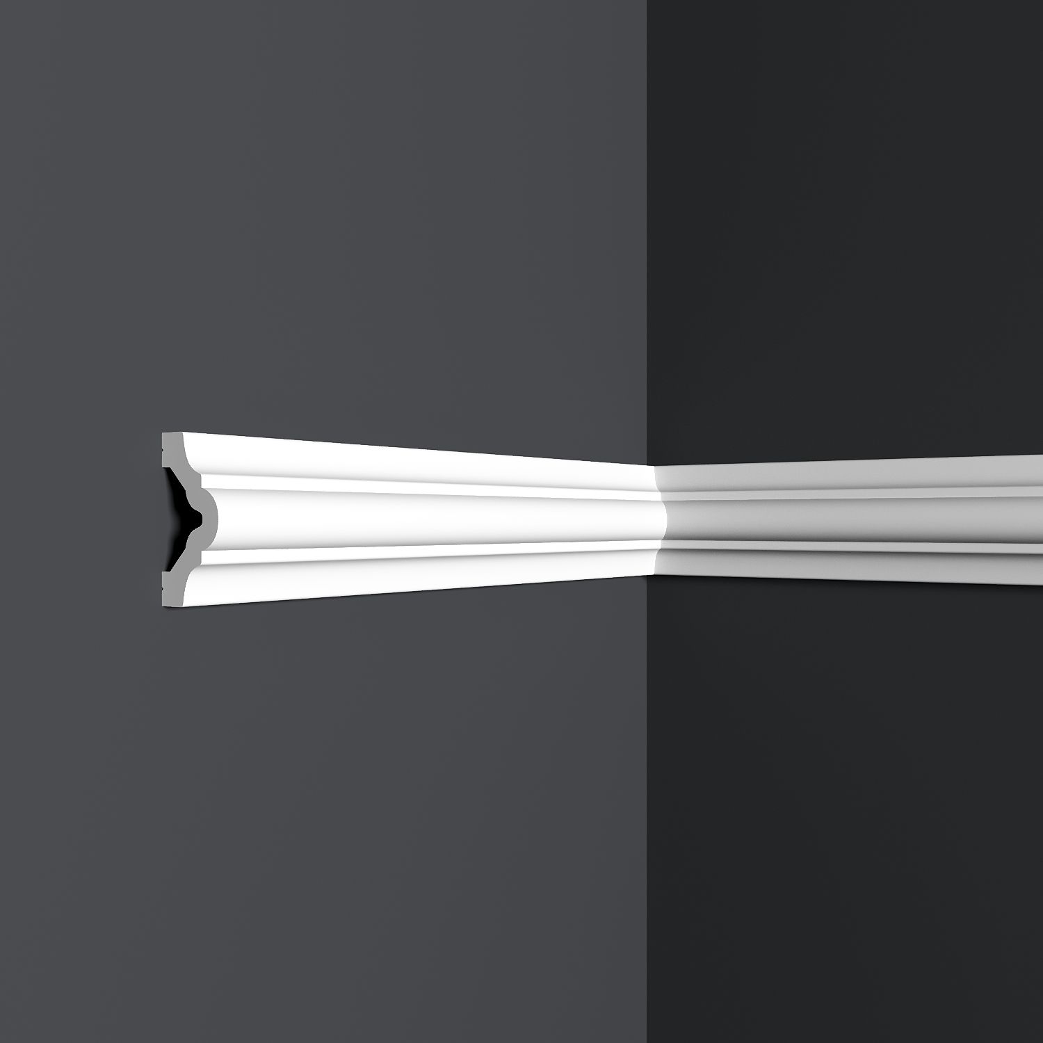 Молдинг ударопрочный R-Line (Р-Лайн) 40x19x2000 мм R2-04019