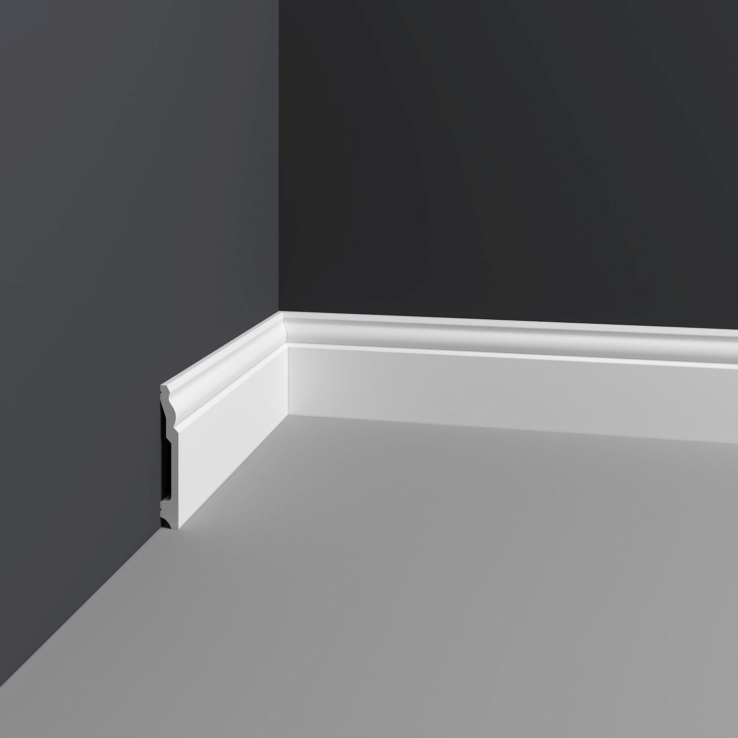 Плинтус ударопрочный R-Line (Р-Лайн) 99x14x2000 мм R1-09914