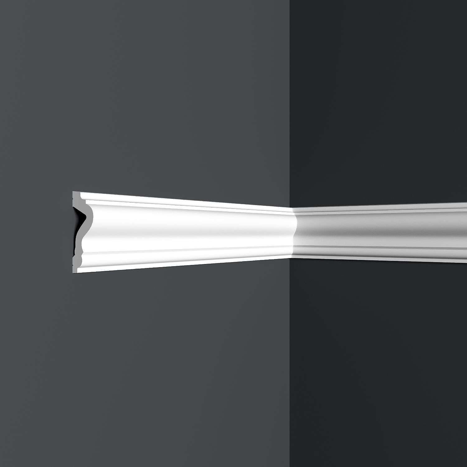 Молдинг ударопрочный R-Line (Р-Лайн) 42x16x2000 мм R2-04216