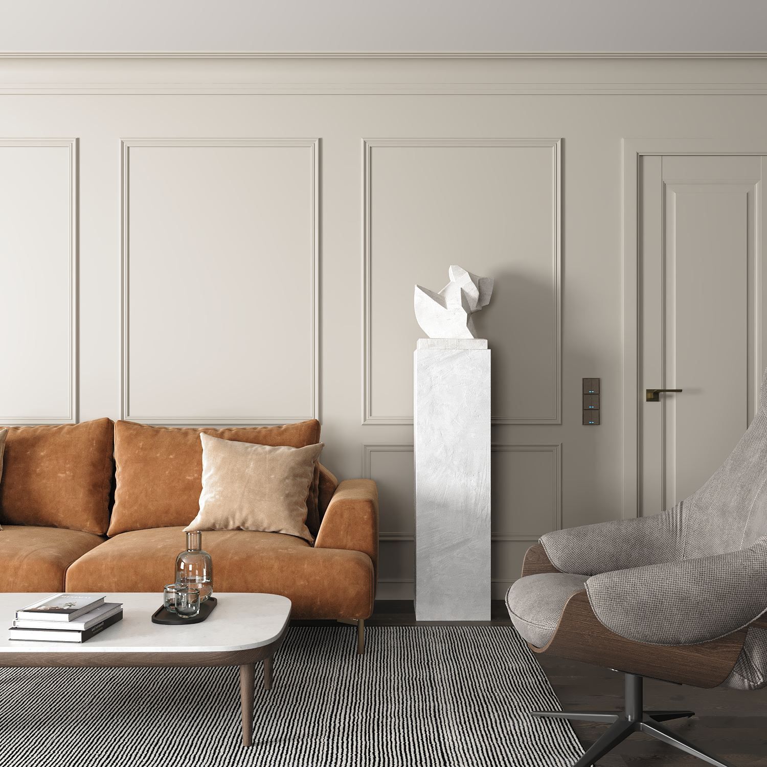 Молдинг ударопрочный R-Line (Р-Лайн) 44x16x2000 мм R2-04416