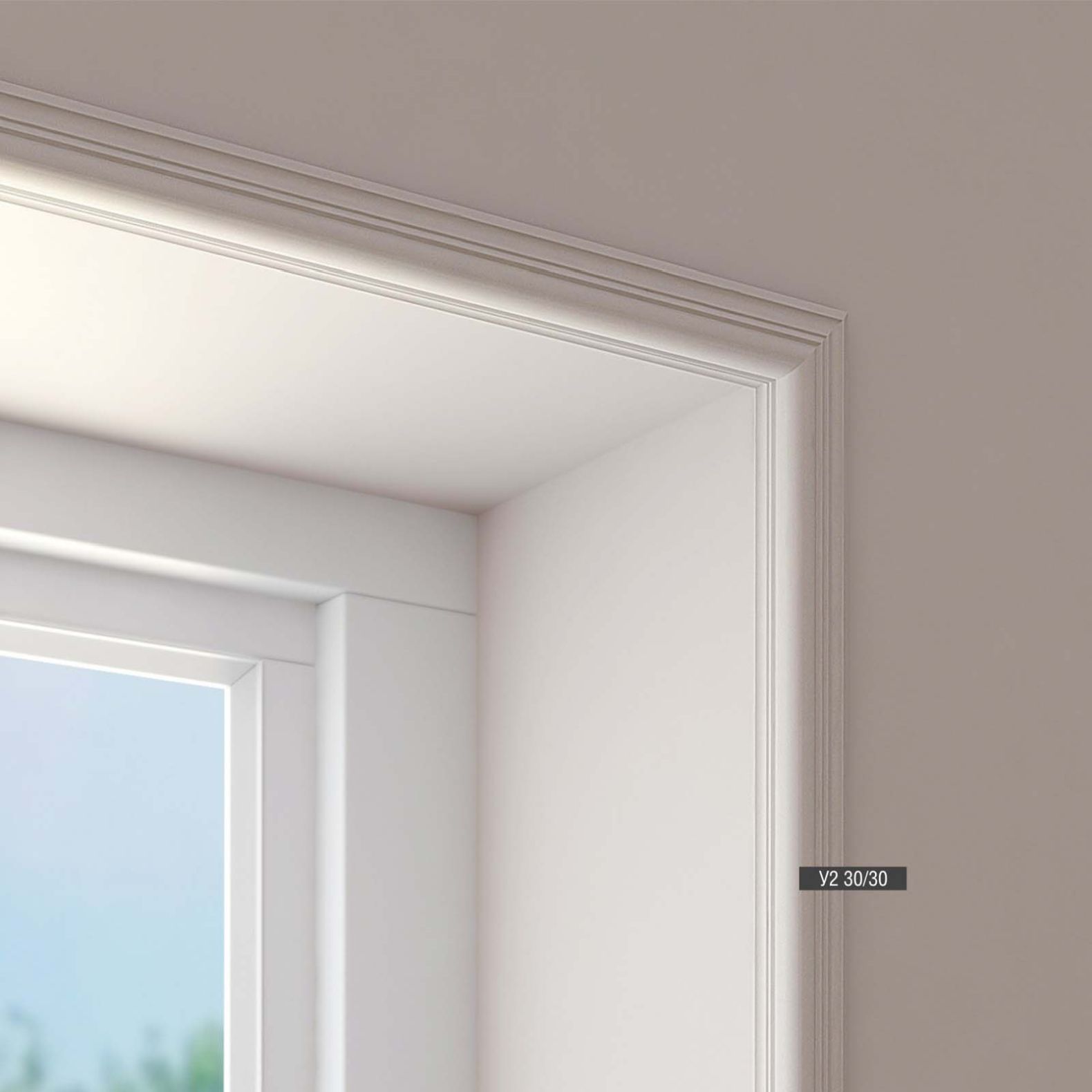 Угол из дюрополимера Bello Deco (Белло Деко) XPS BD У2 2000х30х30 мм, 00-00104202