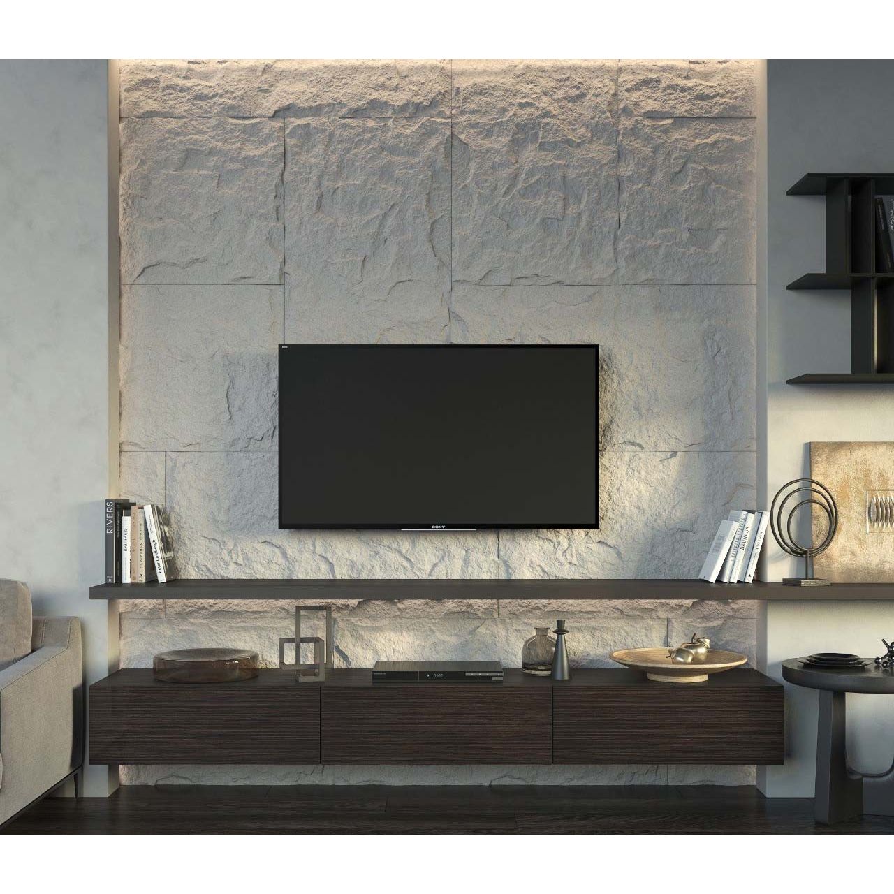 Декоративная стеновая панель Bello Deco (Белло Деко) А005-1 PU 1200х600х30 мм, 00-00108469